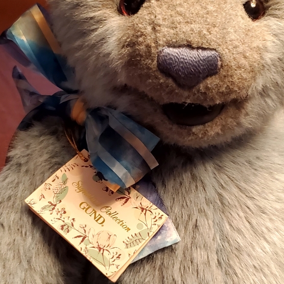 NWT Gund Teddy Bear, 100th Ann, Signature Collection, signed, Original Bow, Tags - Picture 3 of 16
